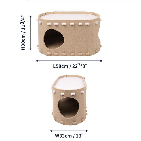 フェルト爪とぎ - 暴れん坊ハウス