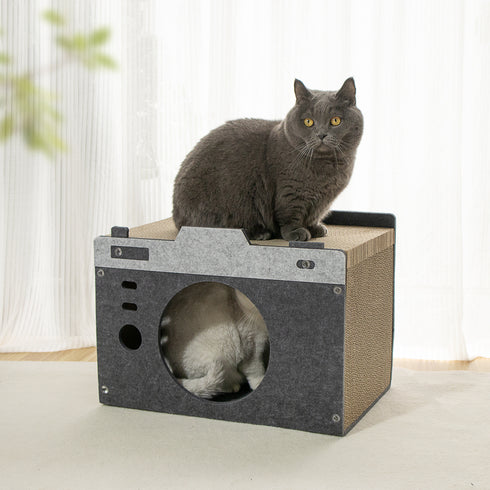 フェルト&段ボール爪とぎ - カメラ