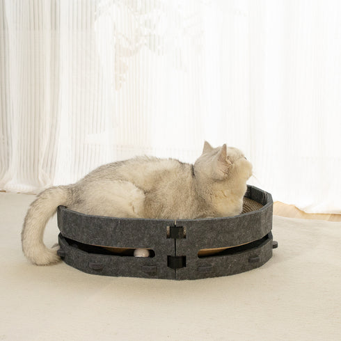 フェルト&段ボール爪とぎ - 無限大ボウル